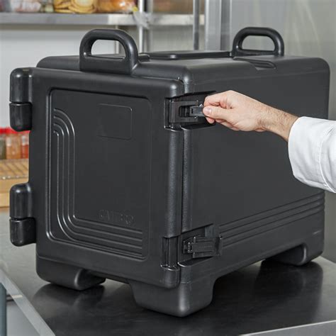 Cambro Ultra Pan Carrier® Black Front Loading Insulated 